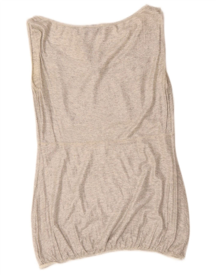 Max & Co. Womens Sleeveless Blouse Top UK 8 Small Grey Flecked