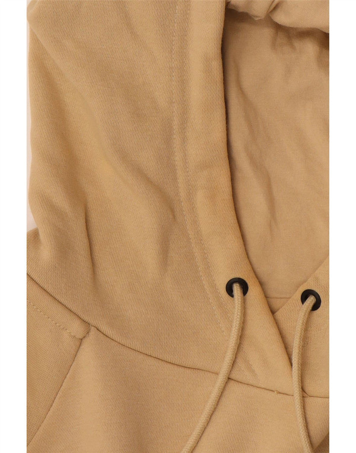 NIKE Womens Hoodie Jumper UK 14 Medium Beige Cotton Vintage Nike and Second-Hand Nike from Messina Hembry 