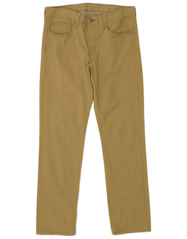 Levi's Mens 511 Slim Jeans W34 L32 Khaki Cotton