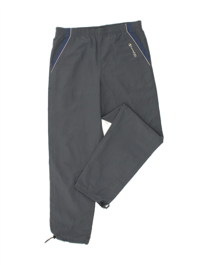 CHAMPION Mens Tracksuit Trousers Joggers Small Grey Polyester Vintage Champion and Second-Hand Champion from Messina Hembry 