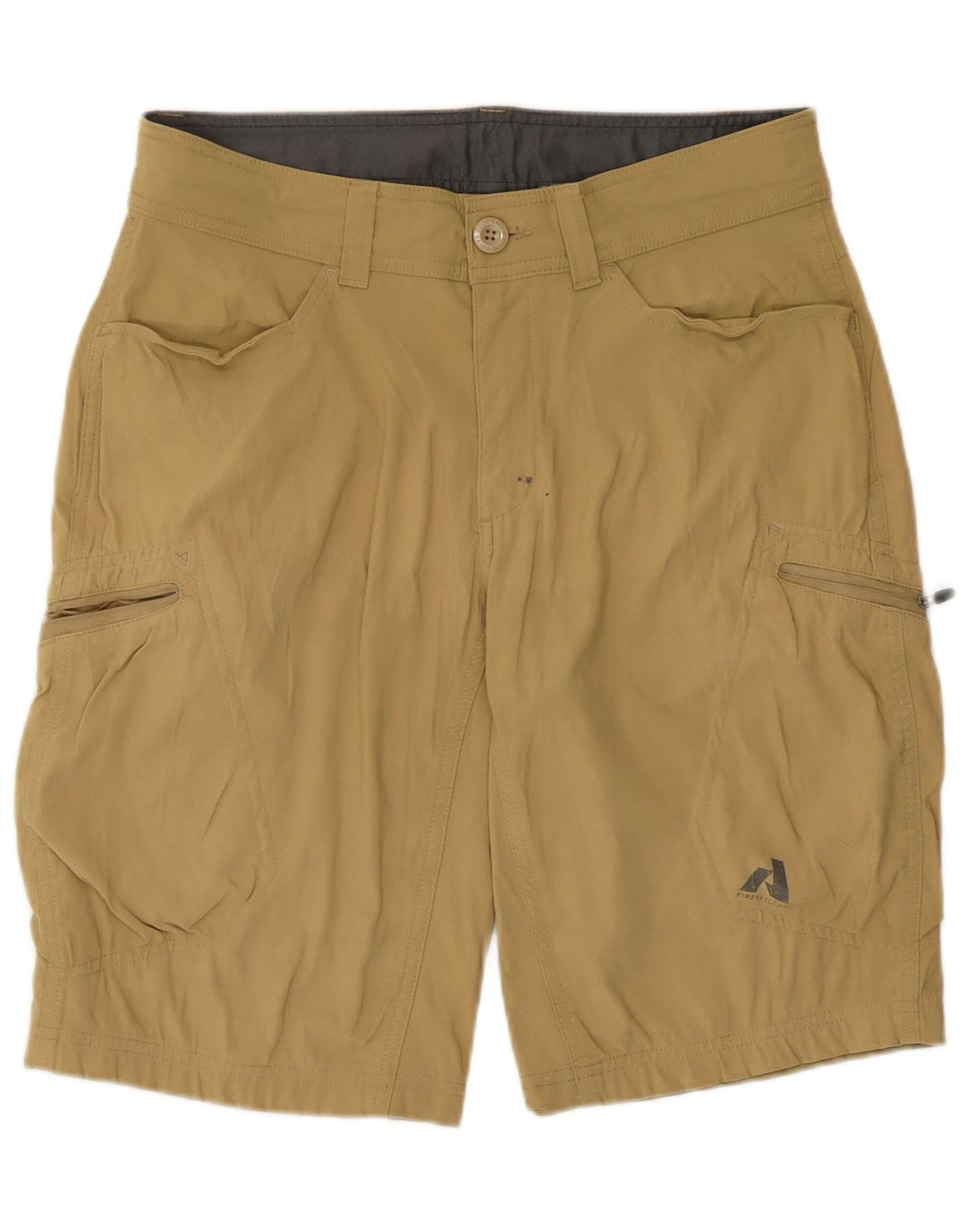 Eddie Bauer Mens Cargo Shorts W32 Large Khaki Nylon