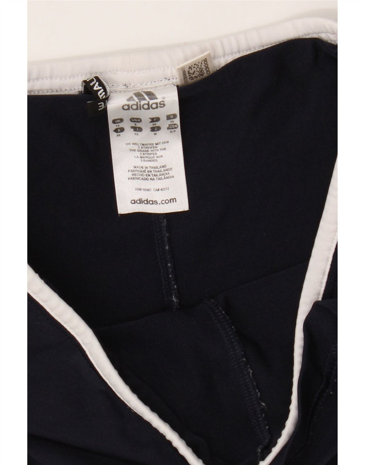 Adidas Womens Climalite Skort UK 10 Small W28 Navy Blue Nylon