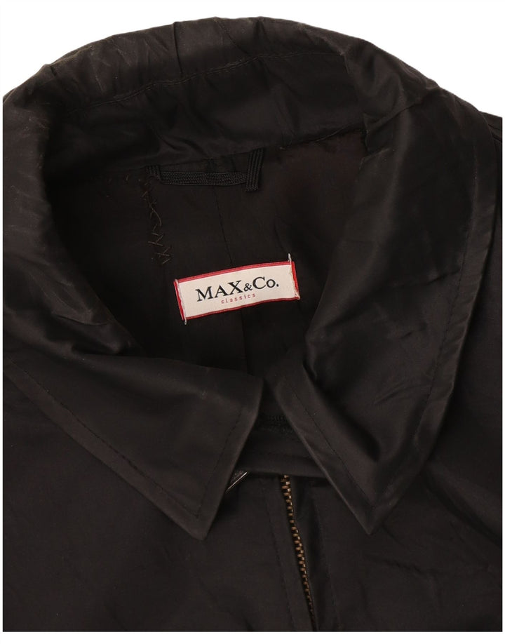 Max & Co. Womens Overcoat UK 12 Medium Black