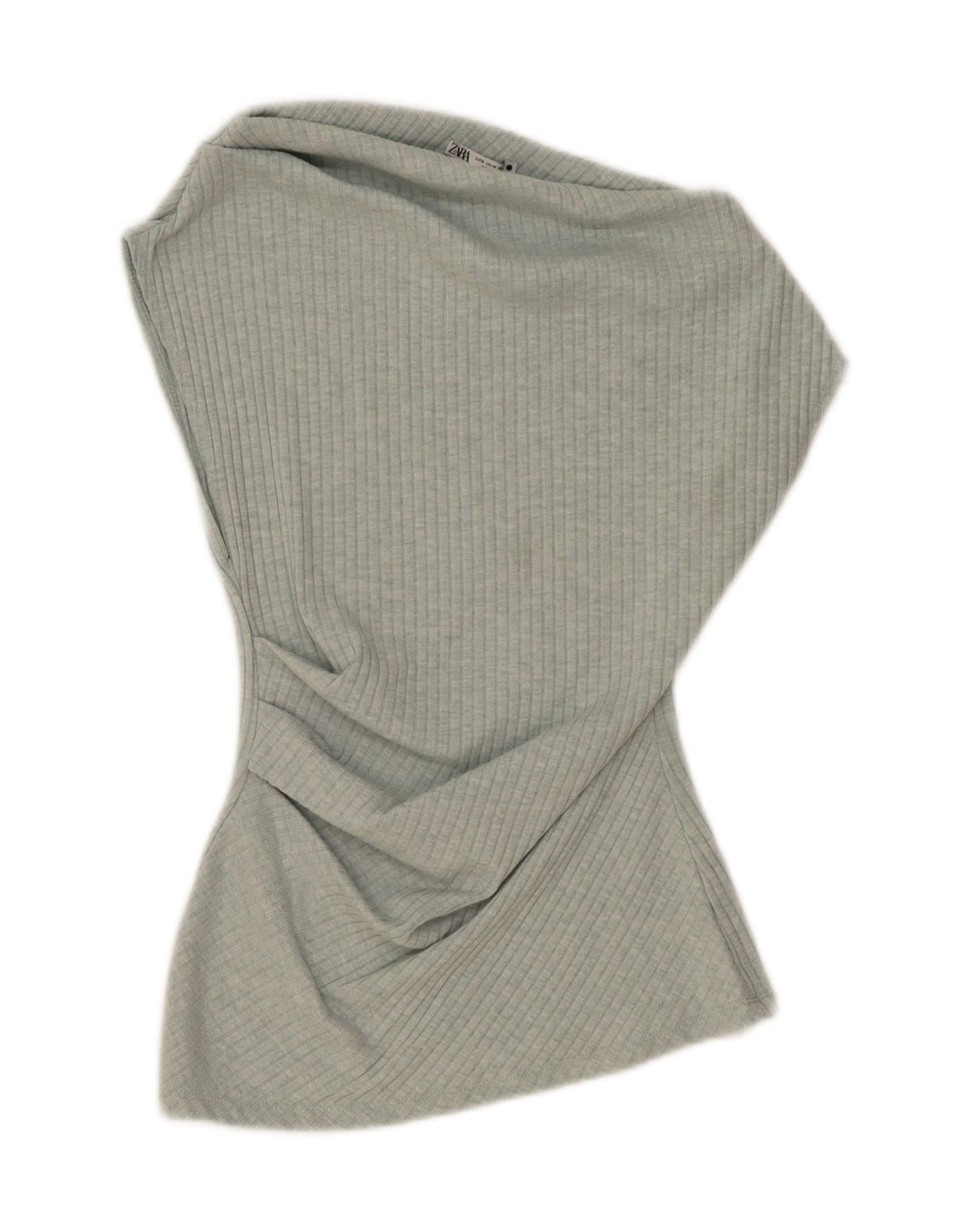 Zara Womens Sleeveless Blouse Top UK 12 Medium Green