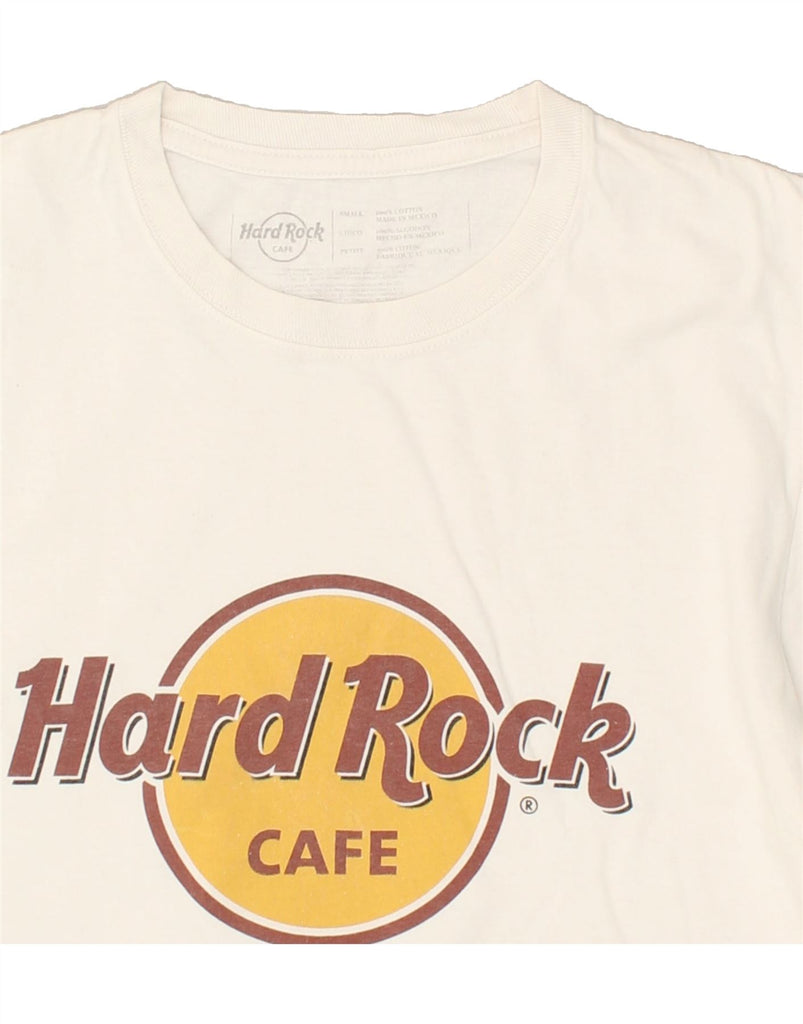 HARD ROCK CAFE Mens New York Graphic T-Shirt Top Small White Cotton | Vintage Hard Rock Cafe | Thrift | Second-Hand Hard Rock Cafe | Used Clothing | Messina Hembry 