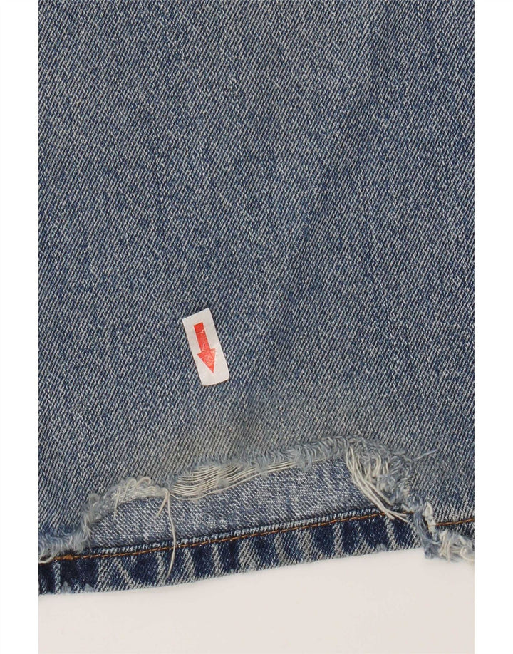Wrangler Mens Texas Straight Jeans W36 L30 Blue Cotton
