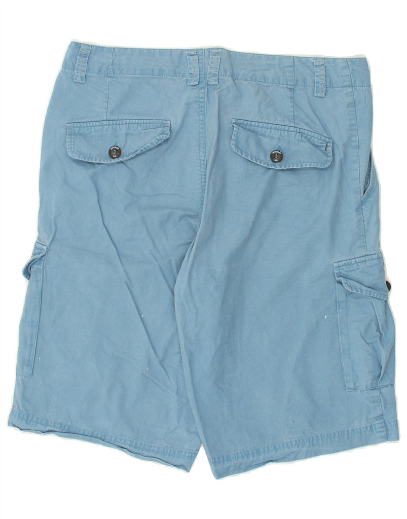 MC KINLEY Mens Cargo Shorts W32 Medium Blue Cotton | Vintage MC Kinley | Thrift | Second-Hand MC Kinley | Used Clothing | Messina Hembry 