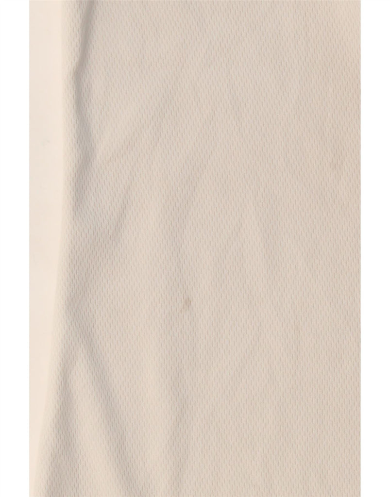 NEW BALANCE Womens Graphic Vest Top UK 10 Small White Polyester Vintage New Balance and Second-Hand New Balance from Messina Hembry 