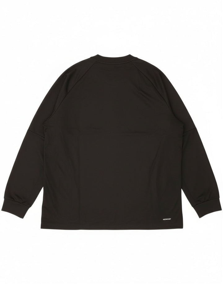 Adidas Mens Aeroready Tracksuit Top Jacket 2XL Black Polyester