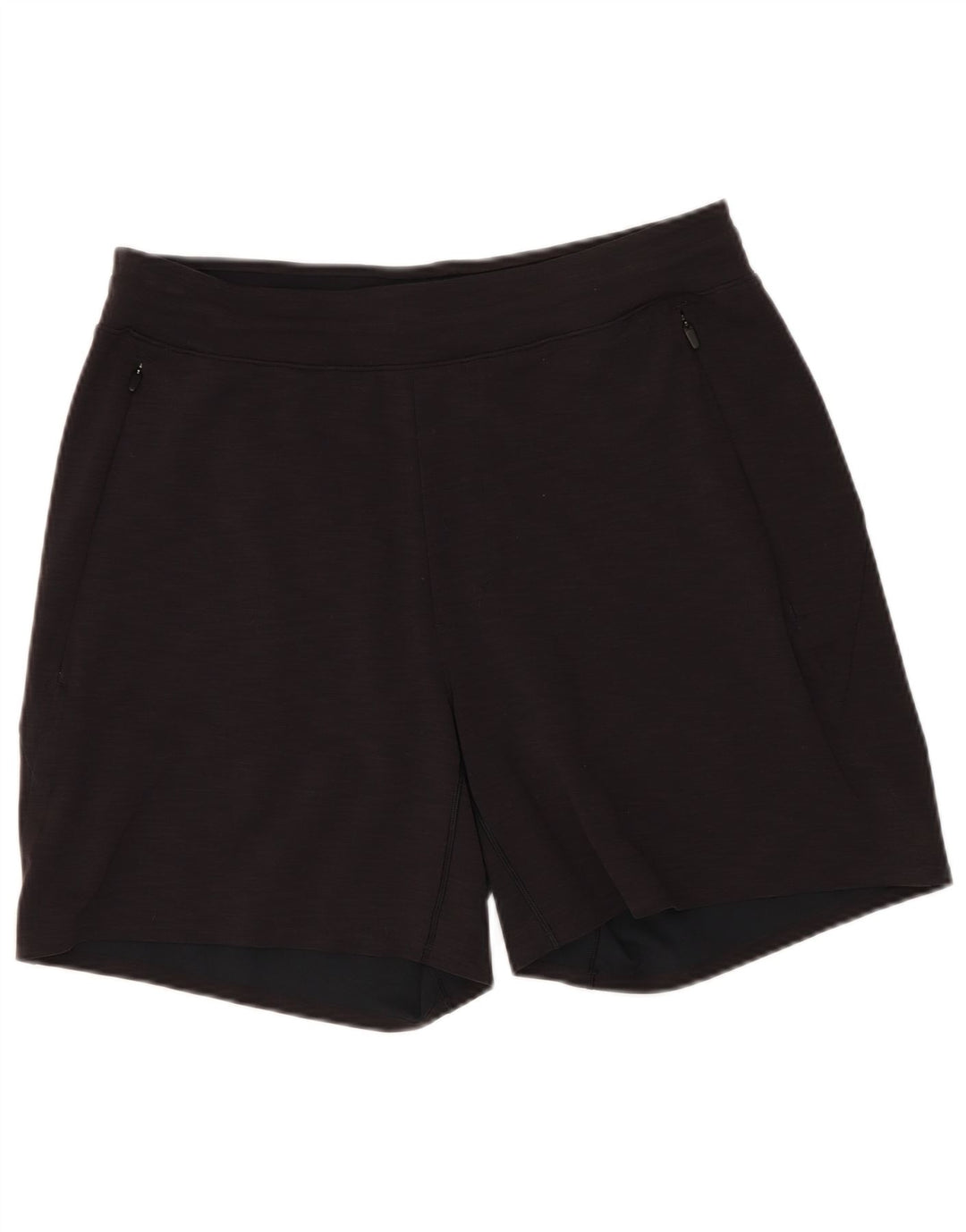Lululemon Womens Sport Shorts UK 12 Medium Black Flecked