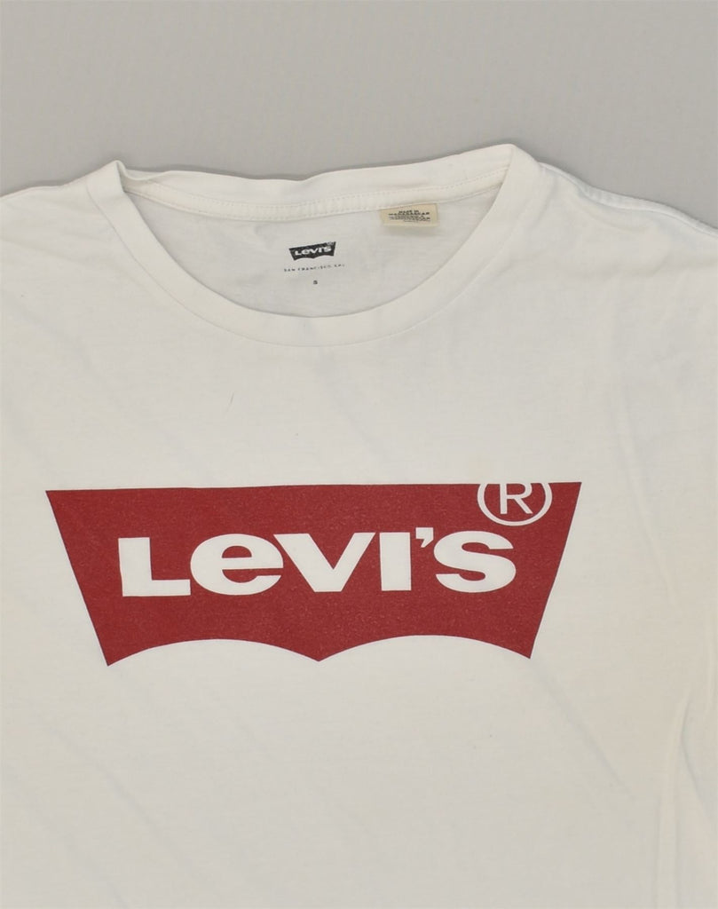 LEVI'S Mens San Francisco Graphic T-Shirt Top Small White Cotton | Vintage Levi's | Thrift | Second-Hand Levi's | Used Clothing | Messina Hembry 