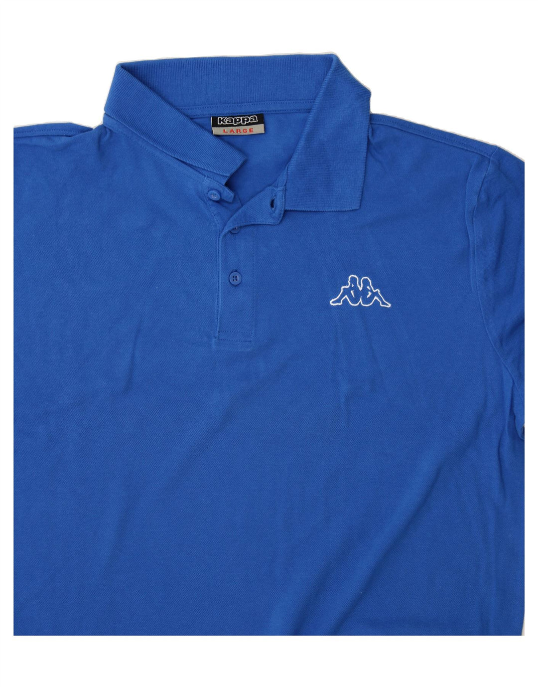 KAPPA Mens Polo Shirt Large Blue Cotton Vintage Kappa and Second-Hand Kappa from Messina Hembry 