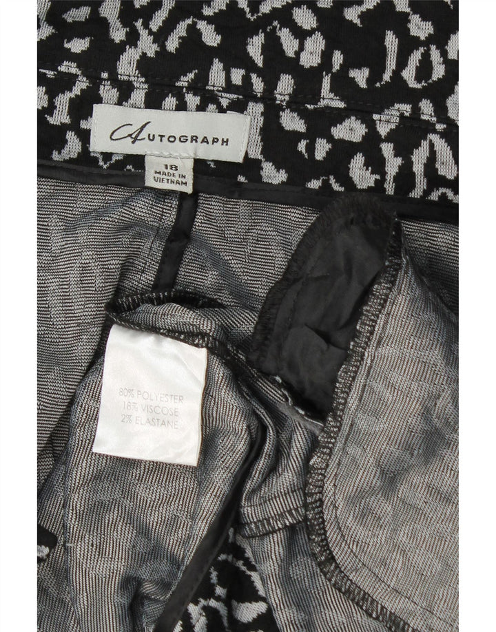 Marks & Spencer Womens Autograph 3/4 Sleeve Blazer Jacket UK 18 XL Black