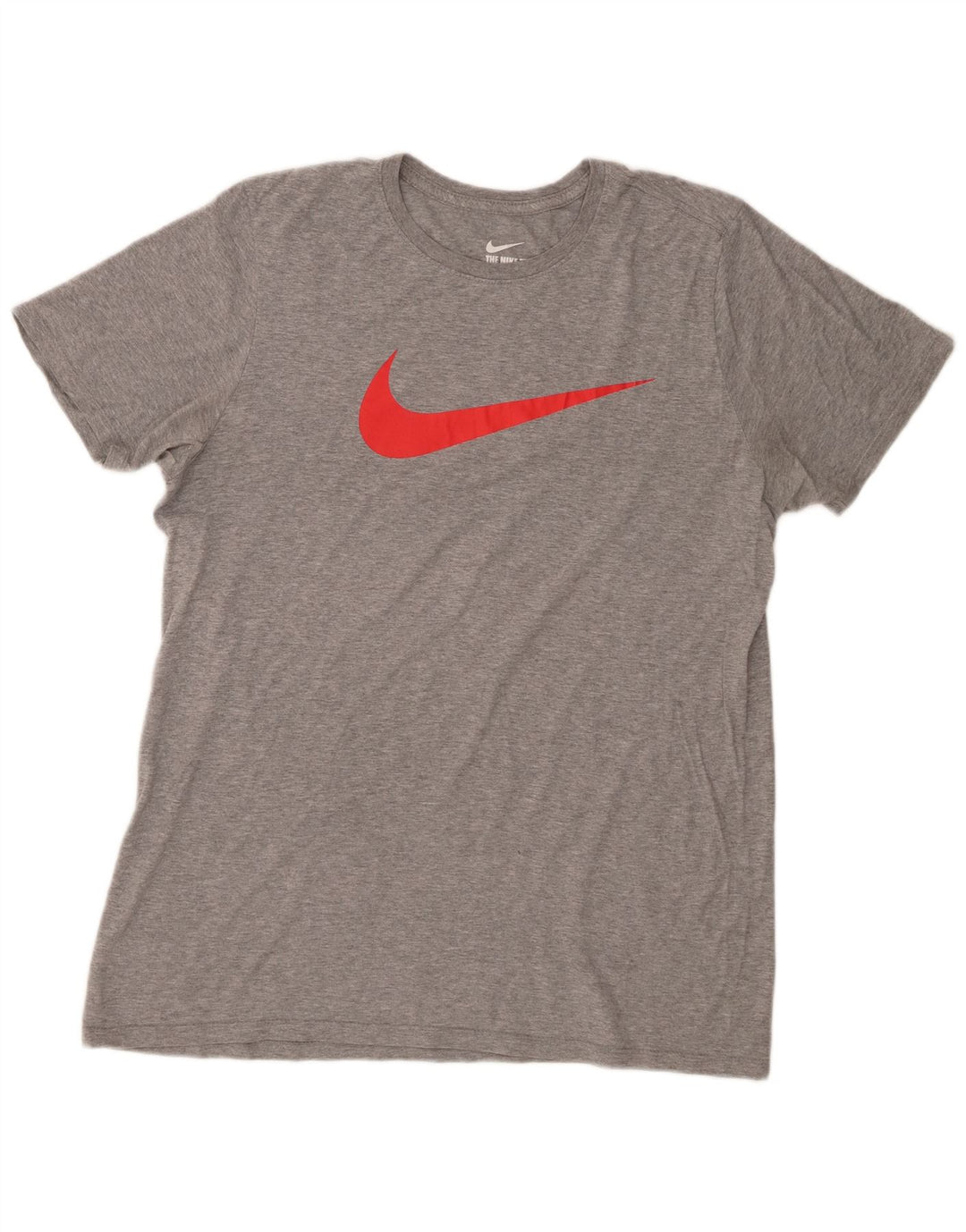 Nike Mens Athletic Cut Graphic T-Shirt Top Large Grey