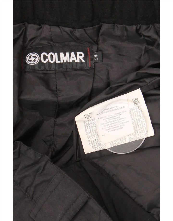 COLMAR Mens Ski Trousers IT 54 Large W34 L34 Black Polyamide