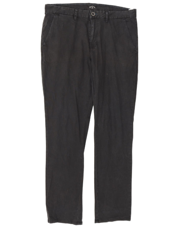 Billabong Mens Slim Chino Trousers W34 L32 Navy Blue Cotton