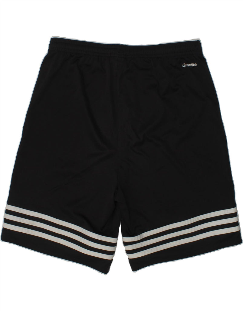 ADIDAS Boys Climalite Sport Shorts 13-14 Years Black Polyester | Vintage Adidas | Thrift | Second-Hand Adidas | Used Clothing | Messina Hembry 