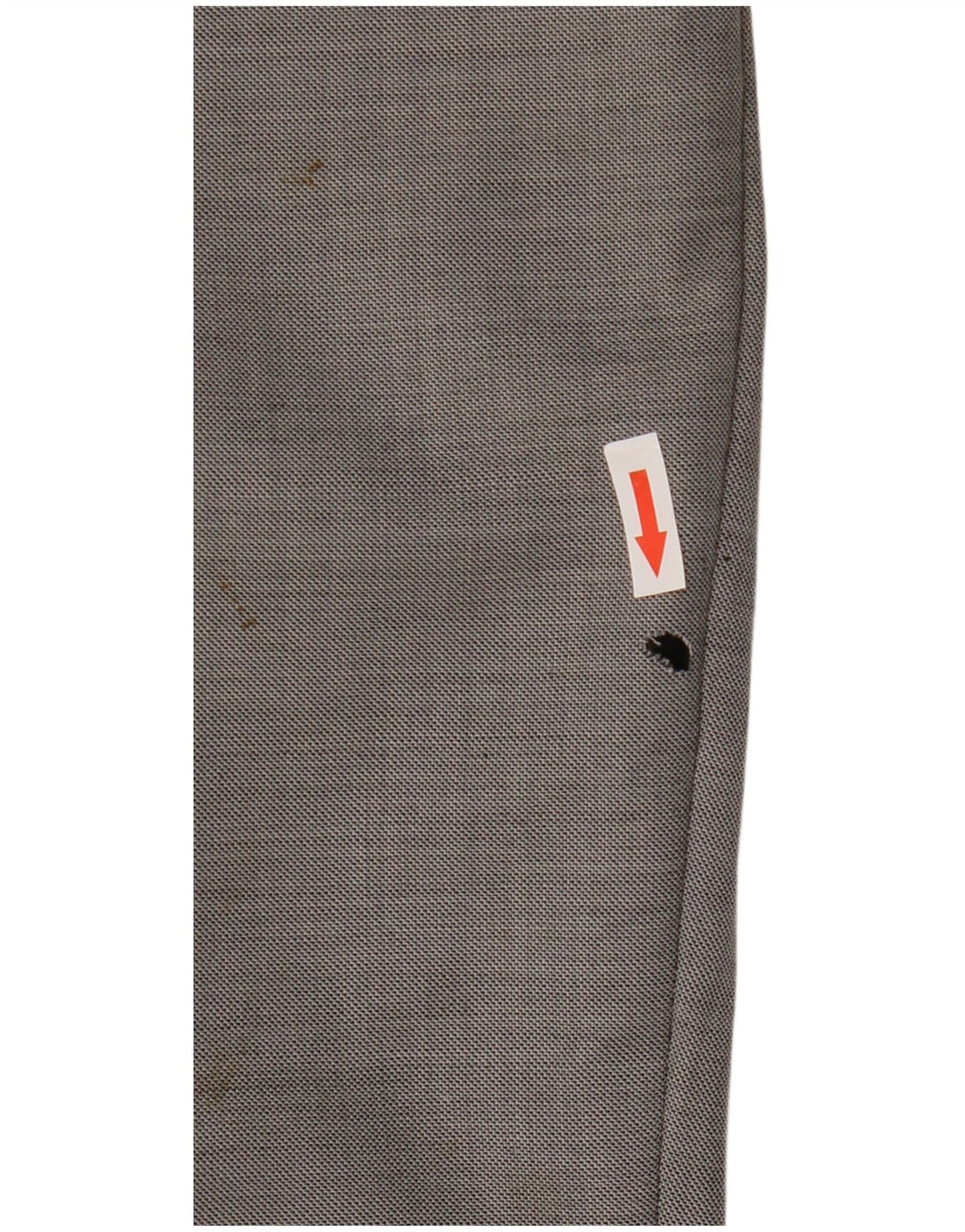 Marks & Spencer Mens Tapered Suit Trousers W44 L31 Grey Wool