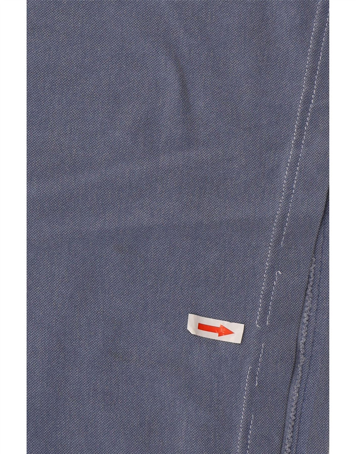 Aeronautica Militare Mens Graphic Polo Shirt Large Blue