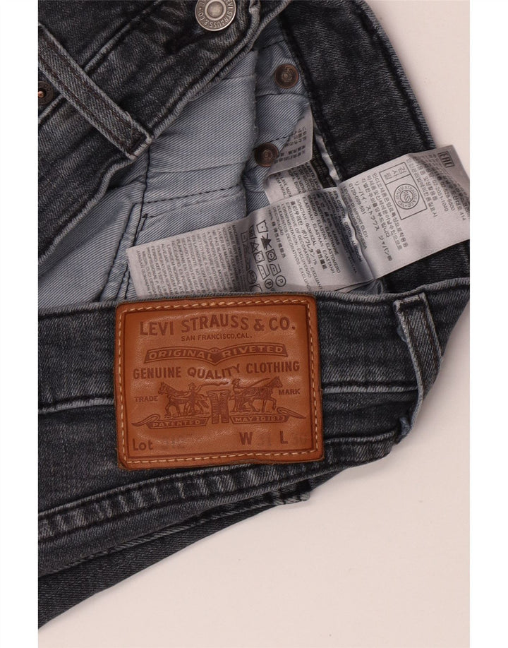 Levi's Mens 512 Slim Tapered Jeans W31 L28 Grey Cotton