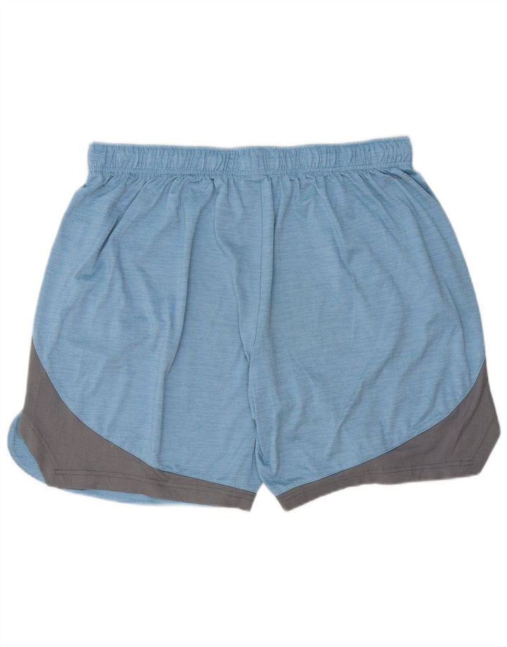 RUSSELL ATHLETIC Mens Sport Shorts XL Blue Colourblock Polyester