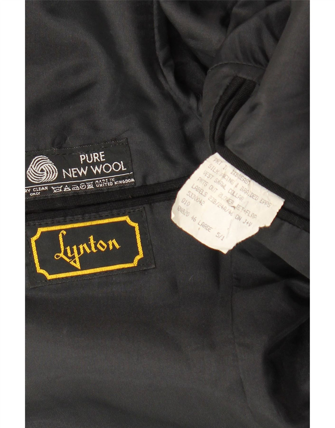 Womens Tailcoat Blazer Jacket IT 46 Large Black New Wool