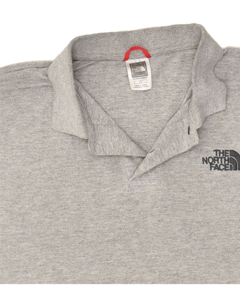 THE NORTH FACE Mens Polo Shirt Small Grey Cotton Vintage The North Face and Second-Hand The North Face from Messina Hembry 