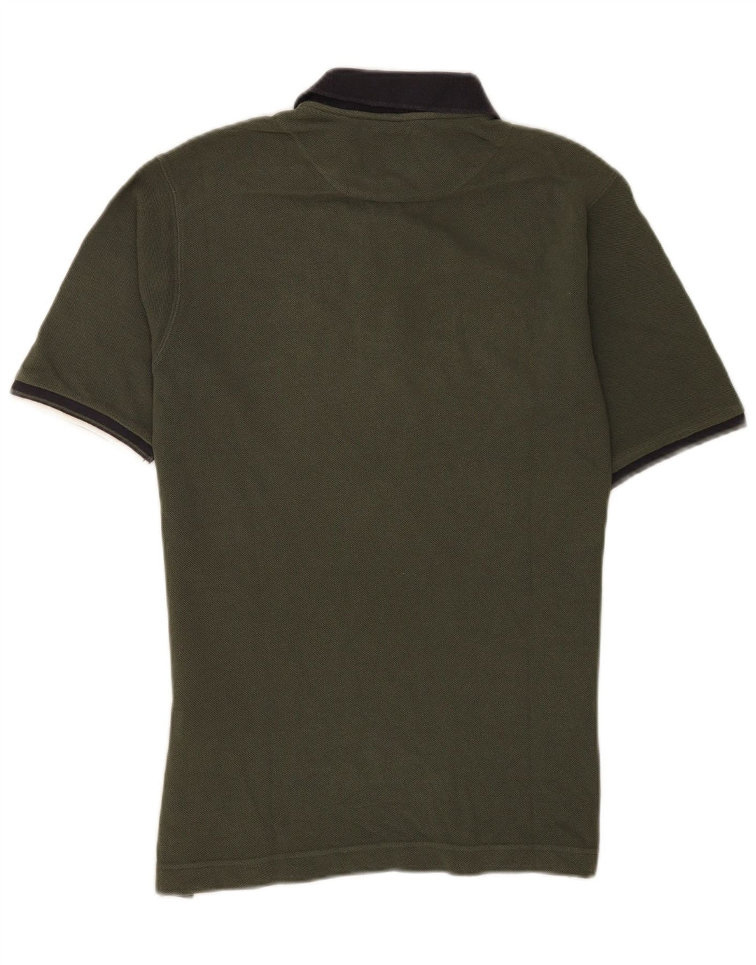 La Martina Mens Rugby Polo Shirt Medium Green Cotton
