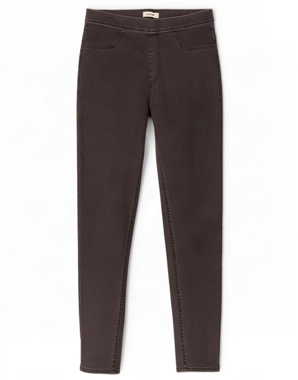 Marks & Spencer Womens Jegging Jeans UK 12 Medium W30 L27 Grey Cotton