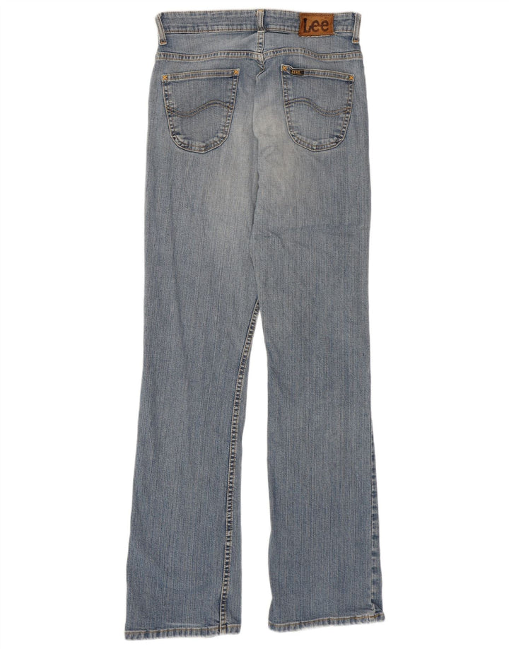 Lee Womens Cameron Bootcut Jeans W28 L33 Blue Cotton