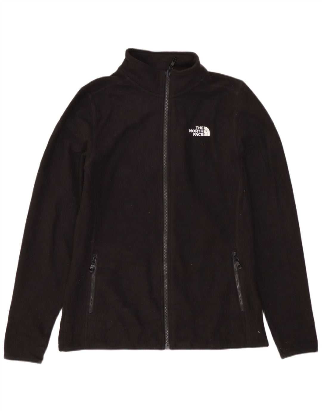THE NORTH FACE Womens Liner Fleece Jacket UK 14 Large Black Polyester