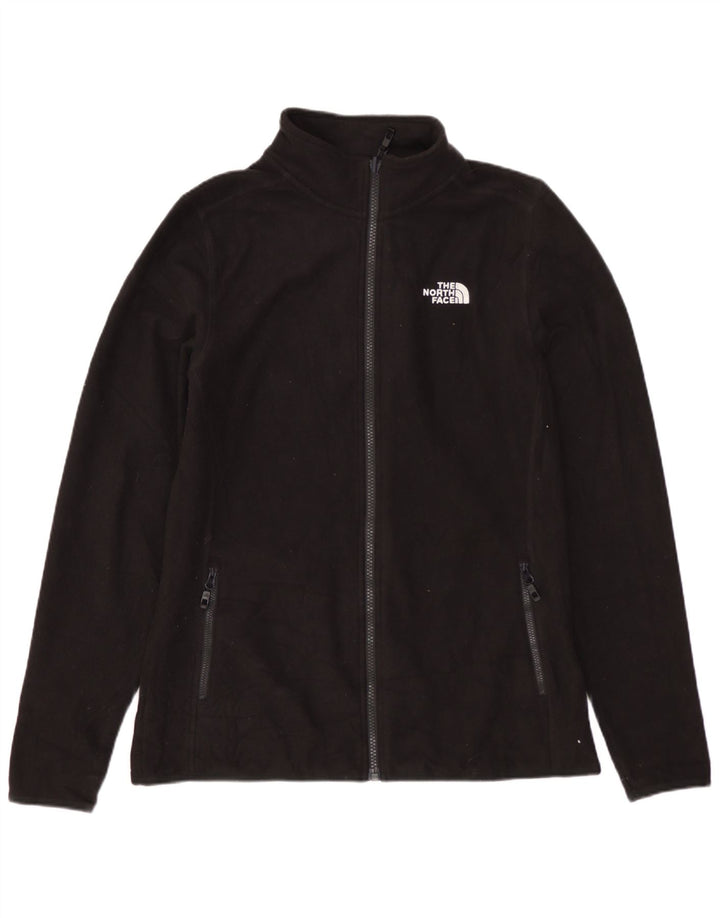 THE NORTH FACE Womens Liner Fleece Jacket UK 14 Large Black Polyester