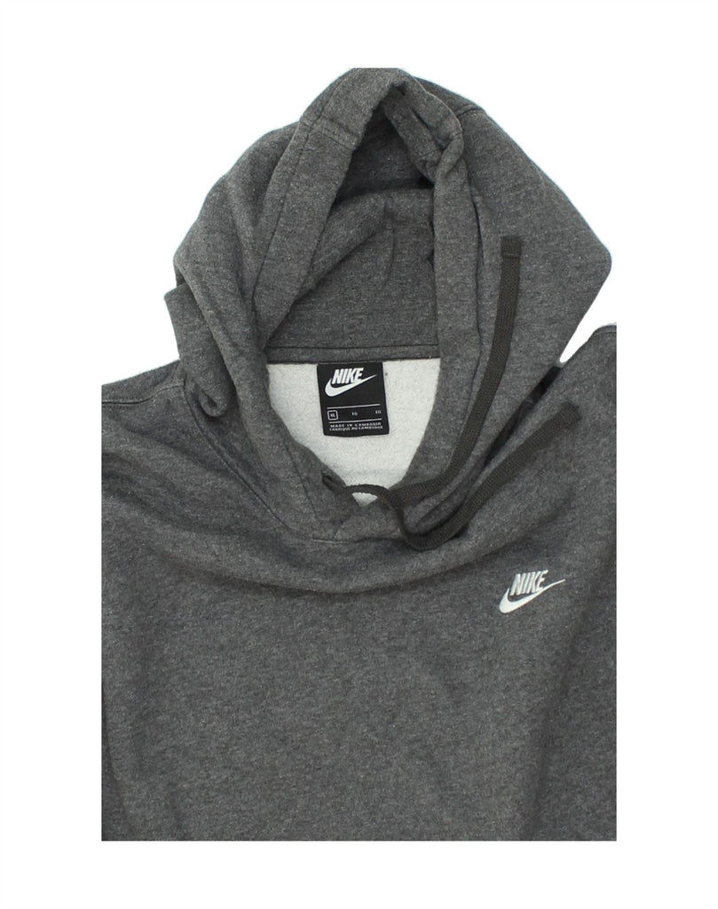 NIKE Mens Hoodie Jumper XL Grey Cotton | Vintage Nike | Thrift | Second-Hand Nike | Used Clothing | Messina Hembry 