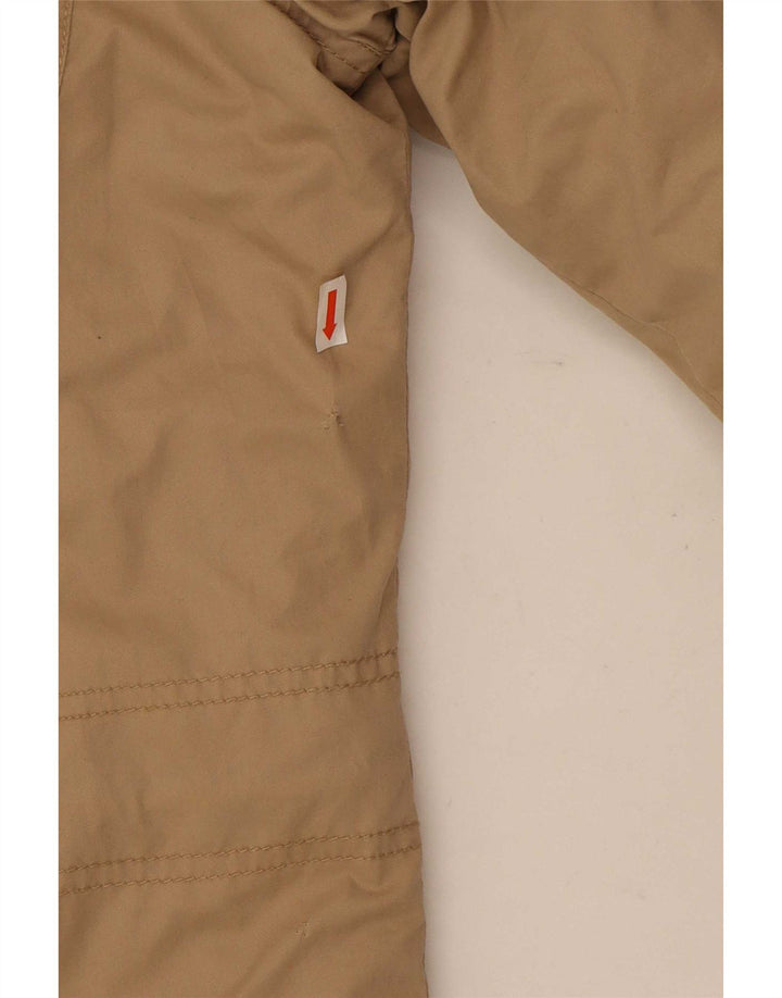 Wrangler Mens Hooded Parka Jacket UK 44 2XL Beige Polyamide