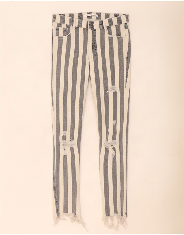 Zara Womens Trafaluc High Rise Skinny Jeans EU 38 Small W28 L28 Grey