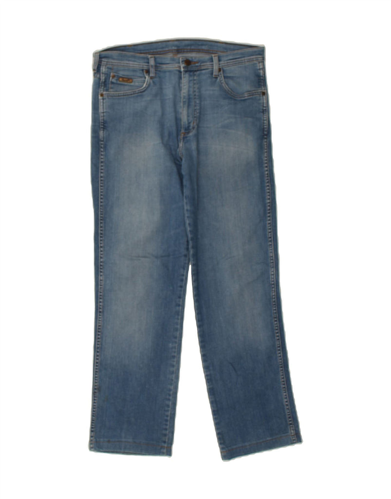 WRANGLER Mens Straight Jeans W33 L31  Blue Vintage Wrangler and Second-Hand Wrangler from Messina Hembry 