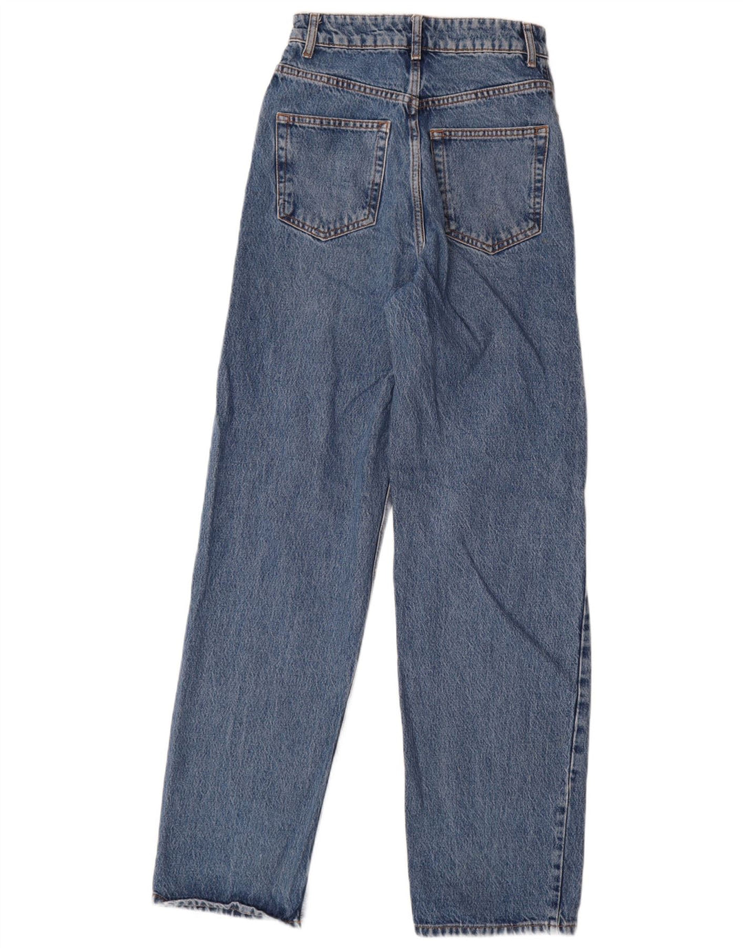 Topshop Womens Straight Jeans W26 L30 Blue Cotton