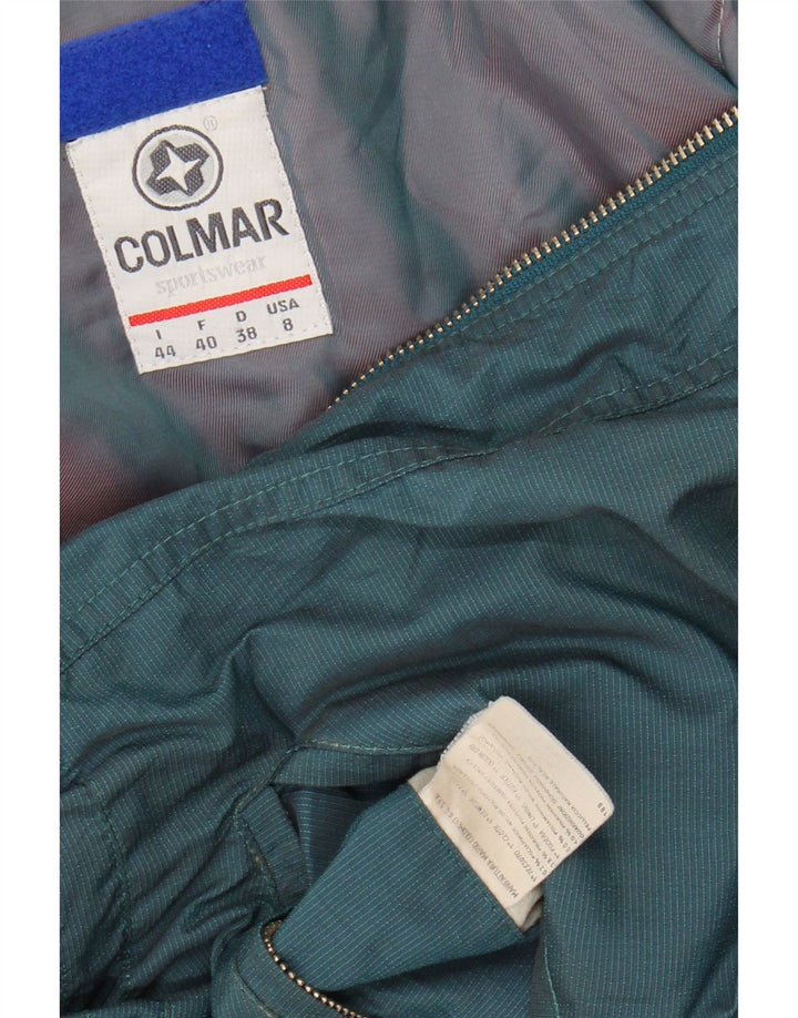 COLMAR Womens Oversized Windbreaker Jacket IT 44 Medium Green Nylon