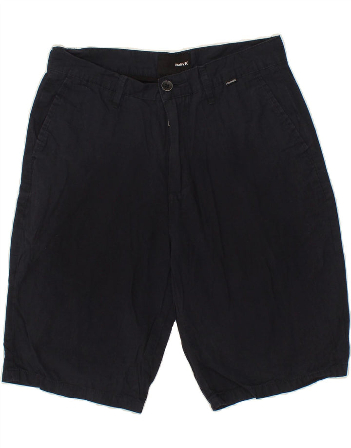 HURLEY Mens Chino Shorts W28 Small Navy Blue Vintage Hurley and Second-Hand Hurley from Messina Hembry 