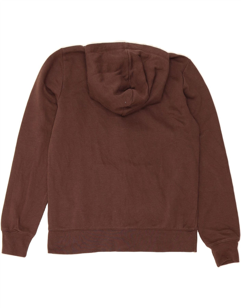 CHAMPION Womens Zip Hoodie Sweater UK 14 Medium Brown Cotton Vintage Champion and Second-Hand Champion from Messina Hembry 