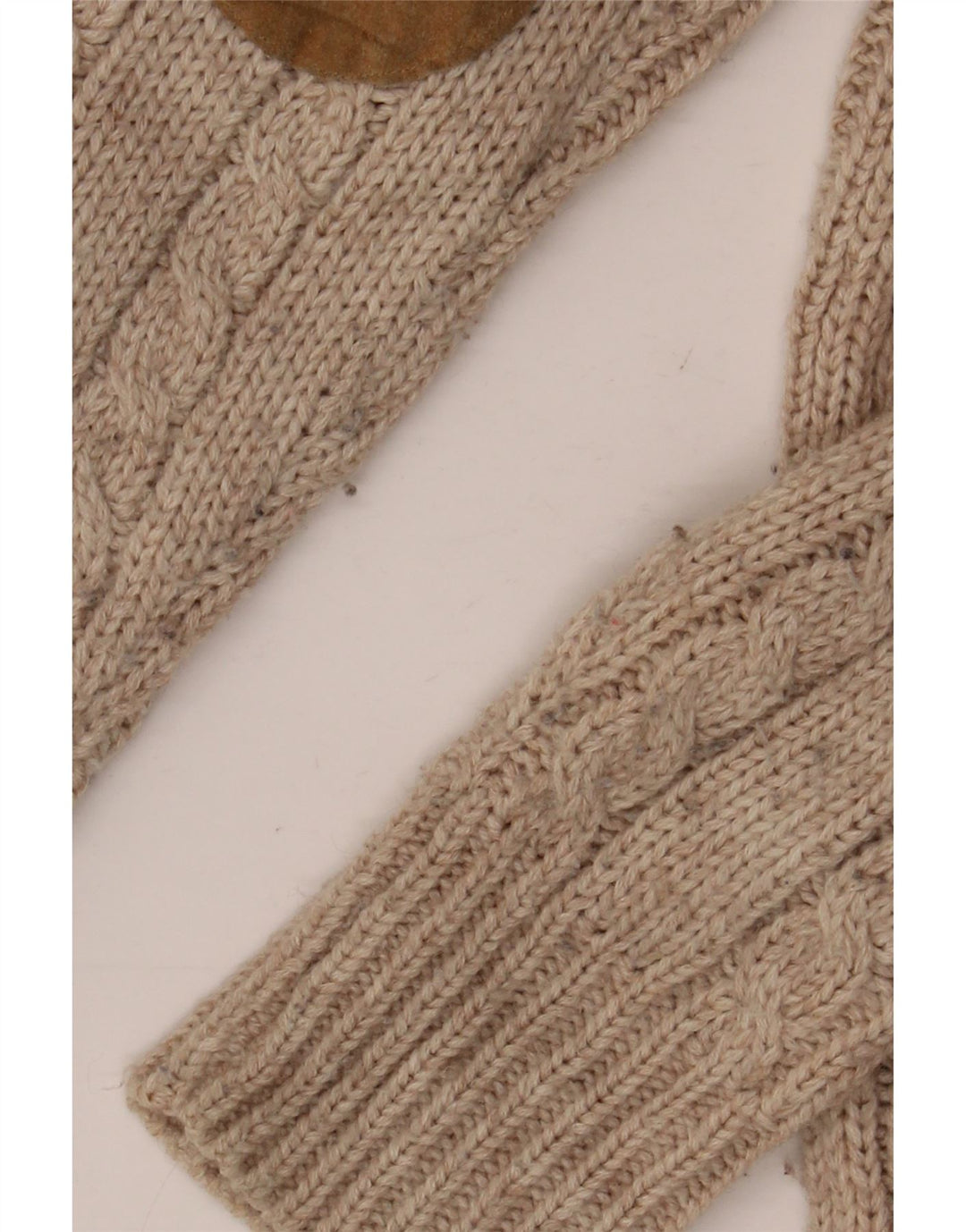 Zara Womens Cardigan Sweater UK 14 Medium Beige Acrylic