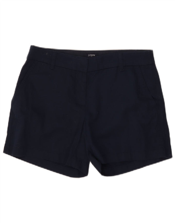 J. Crew Womens Chino Shorts US 6 Medium W30 Navy Blue Cotton