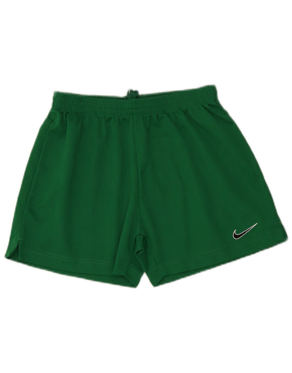 Nike Boys Sport Shorts 13-14 Years XL Green Polyester