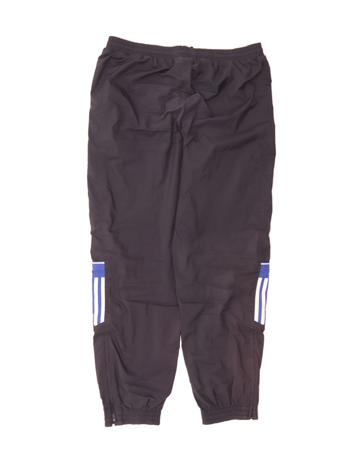 ADIDAS Mens Tracksuit Trousers Joggers UK 40/42 Medium Navy Blue Polyester Vintage Adidas and Second-Hand Adidas from Messina Hembry 