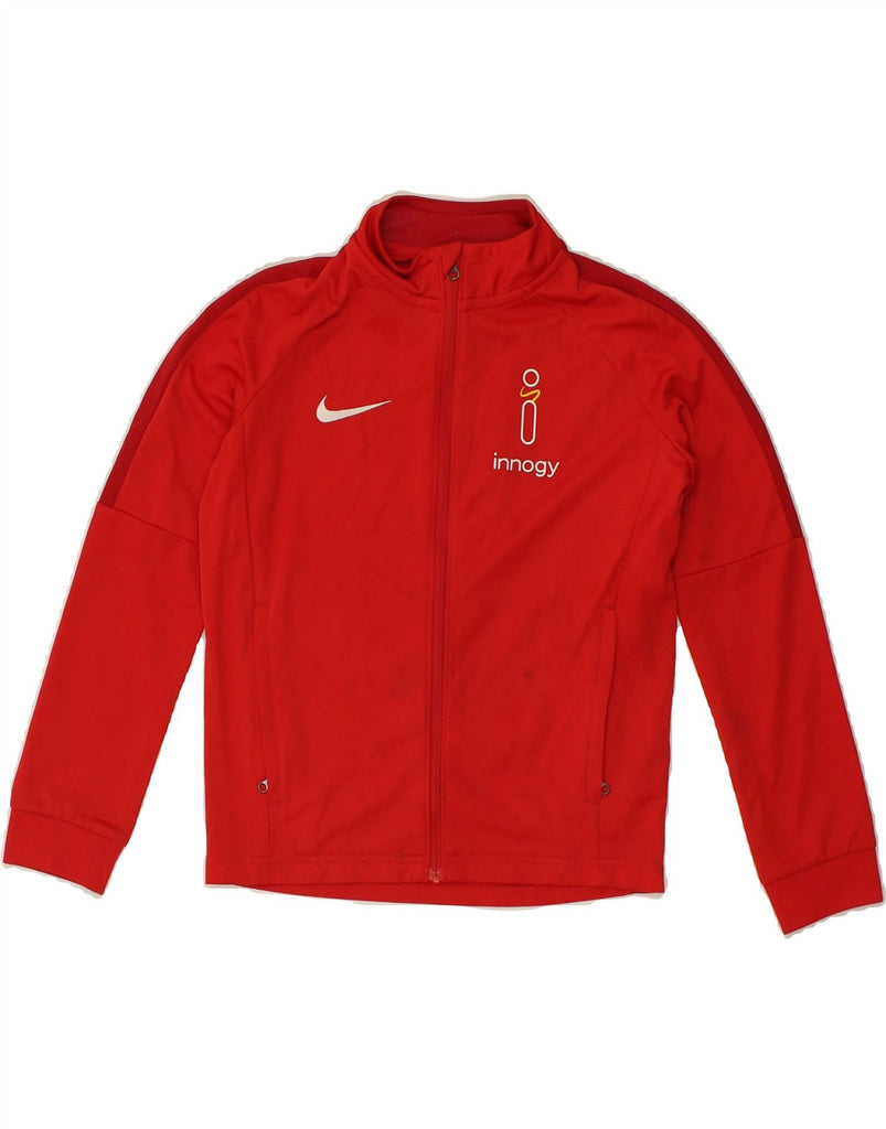 NIKE Boys Dri Fit Graphic Tracksuit Top Jacket 8-9 Years Small  Red | Vintage Nike | Thrift | Second-Hand Nike | Used Clothing | Messina Hembry 