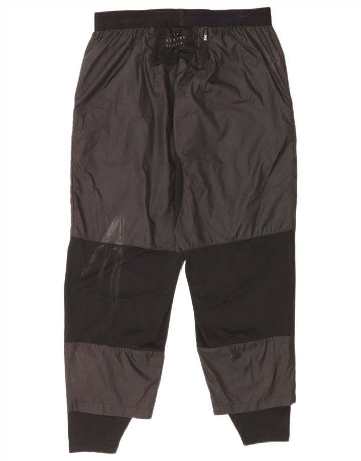 Nike Mens Tracksuit Trousers Large Black Colourblock Polyester
