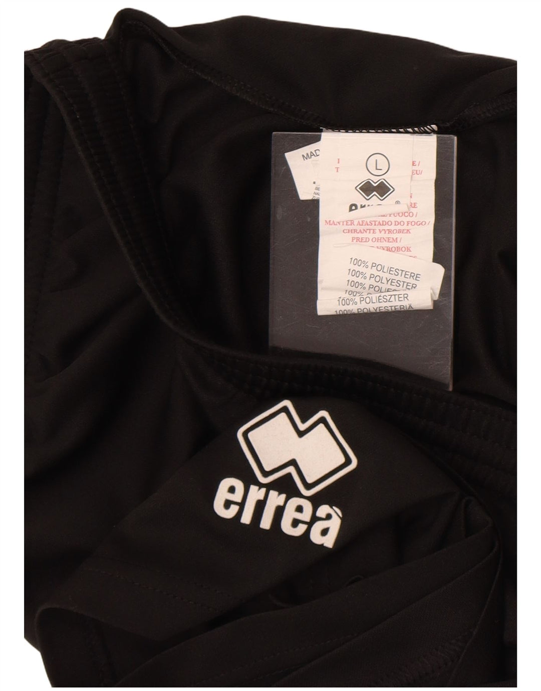 Errea Mens Sport Shorts Large  Black Polyester