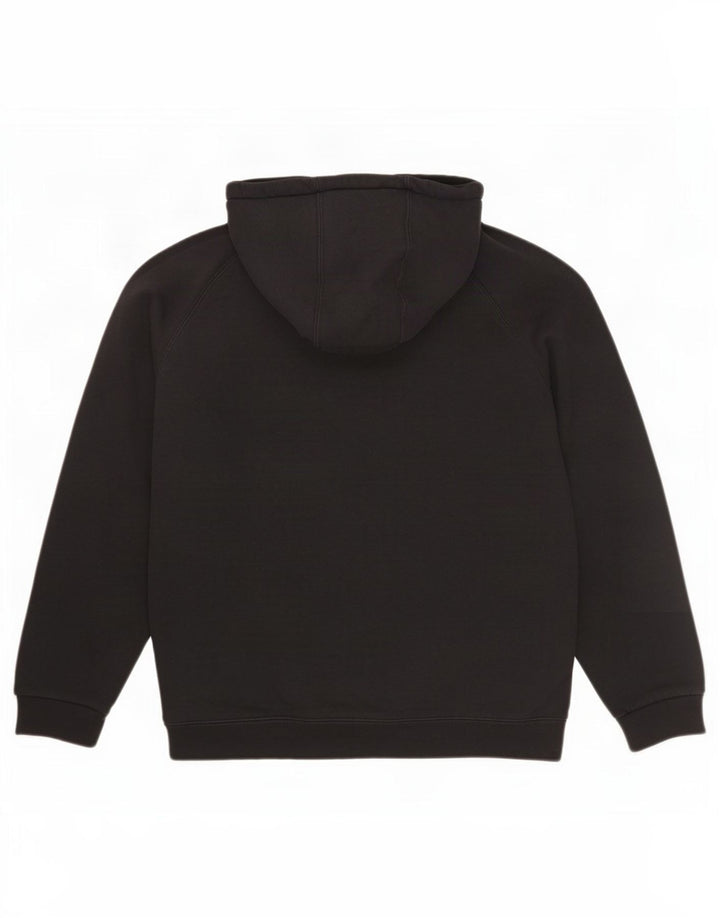 Adidas Mens Graphic Hoodie Jumper Medium Black Cotton