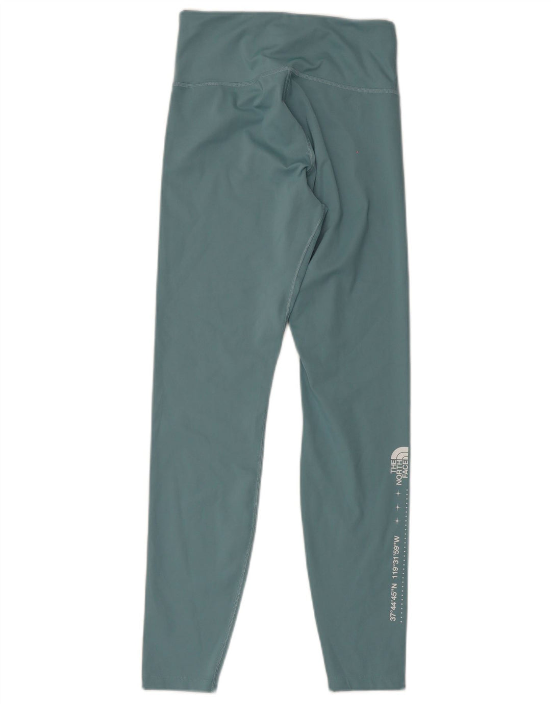 The North Face Womens Graphic Leggings UK 12 Medium  Blue Polyester