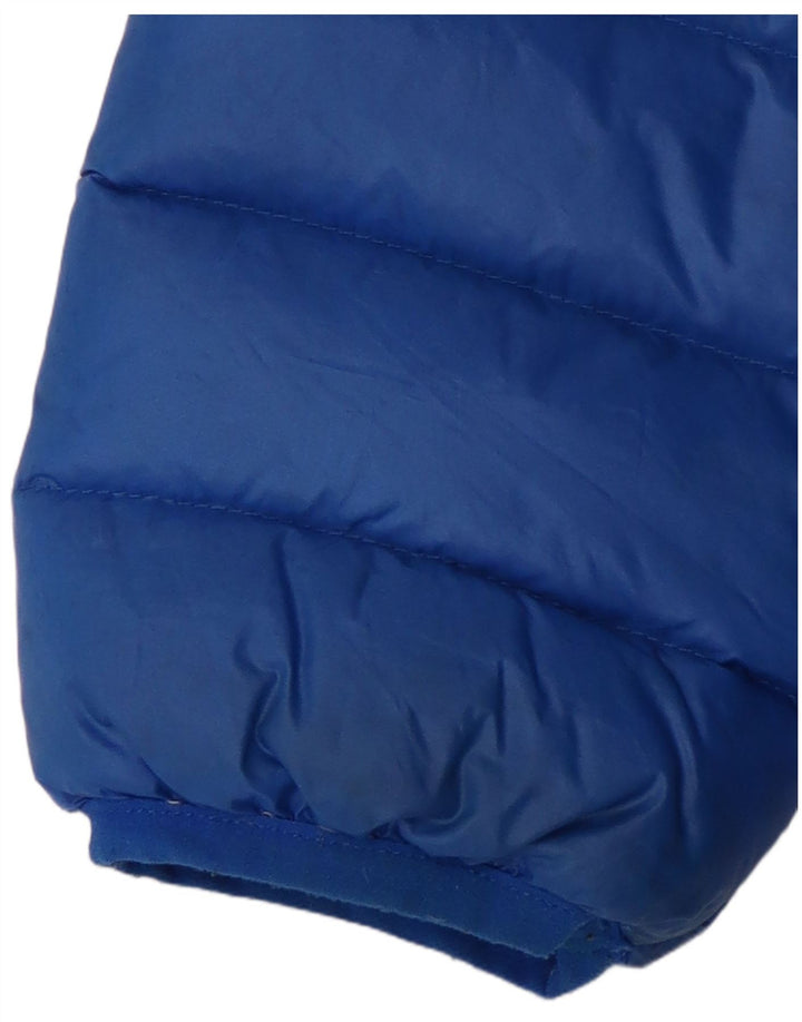 GUESS Boys Hooded Padded Jacket 15-16 Years Blue Polyamide